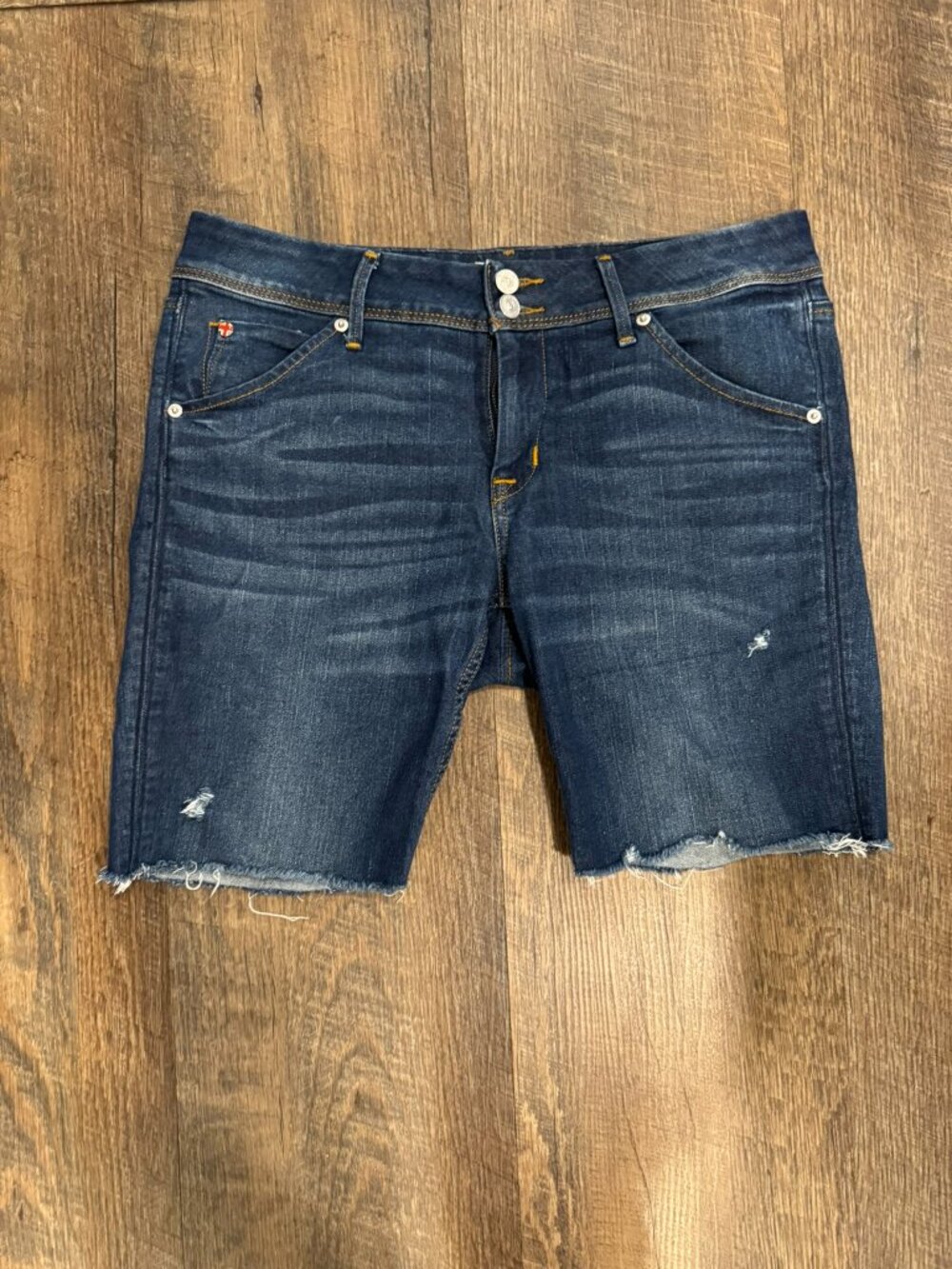 Hudson Dark Denim Collin Skinny Jean Shorts - Women's Size 30